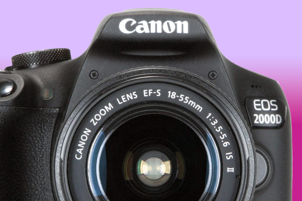 Canon EOS 2000D with 18-55mm lens (AP)