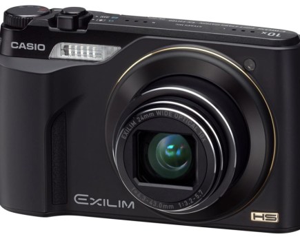 Casio EX-FH100 front. Image: Casio