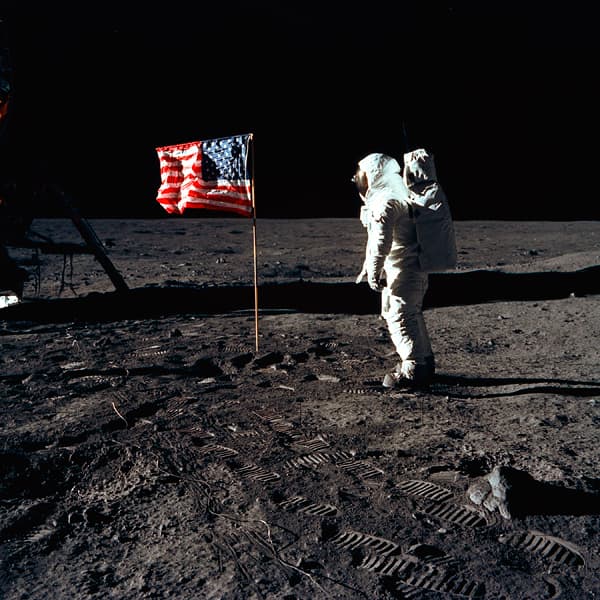 buzz aldrin by Neil Armstrong