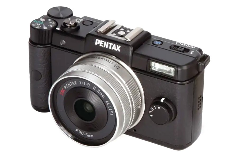 Pentax Q with lens. Image credit: AP