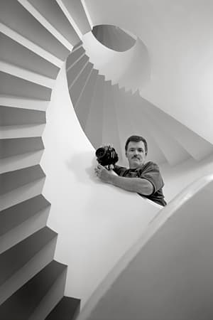 shapes and lines better portrait photography stairs - 