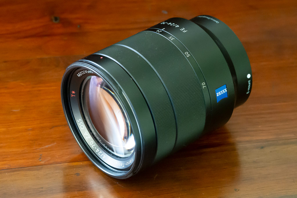 ほとんど使用しませんでしたSONY カールツァイスFE24-70mm f4 ZA OSS