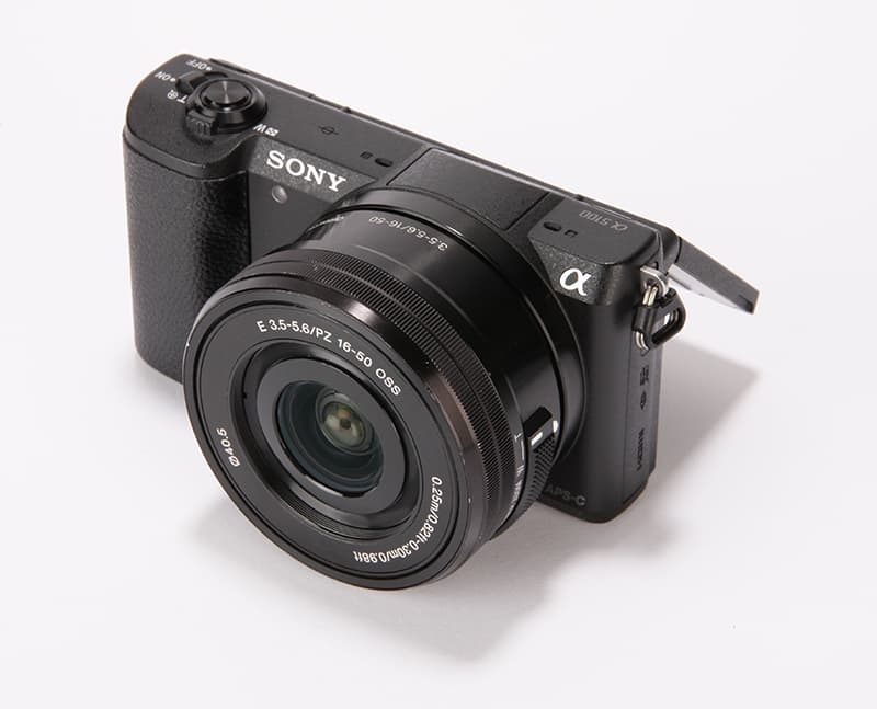 Sony A5100 product shot - top