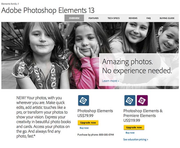 Adobe releases Photoshop Elements 13; UK pricing - Amateur Photographer