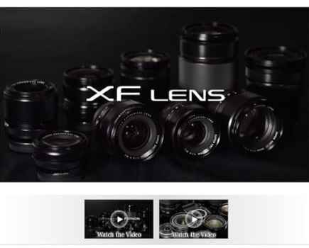 Fujifilm XF lenses video