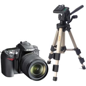 Camera and tripod