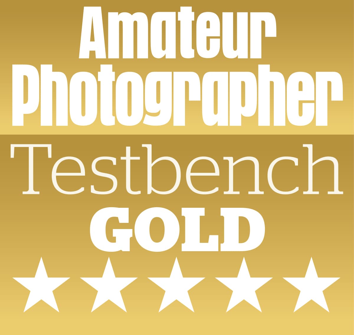 Amateur Photographer Testbench Gold - 5 stars