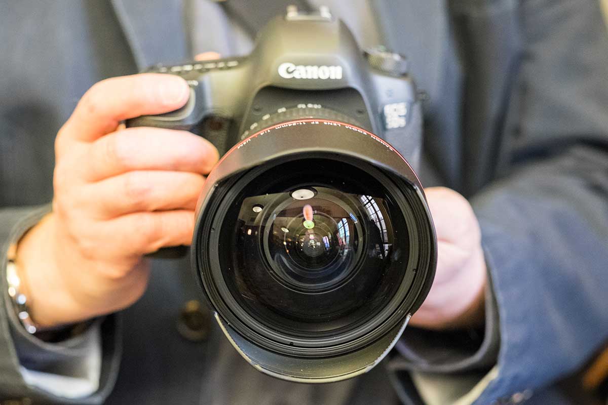 The first thing that strikes you about the lens is the big, bulbous front element