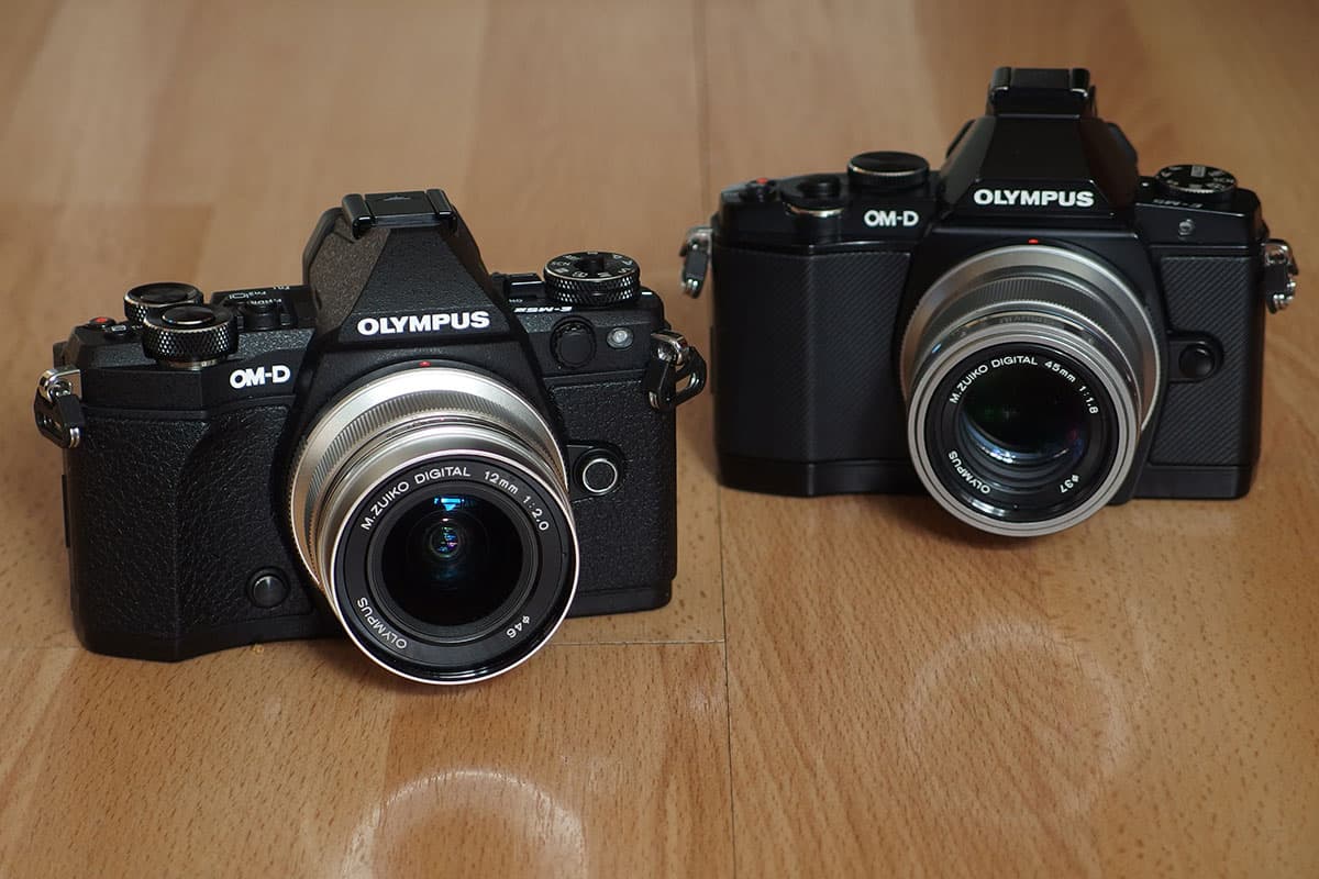 57 differences between the Olympus OM-D E-M5 Mark II and the OM-D