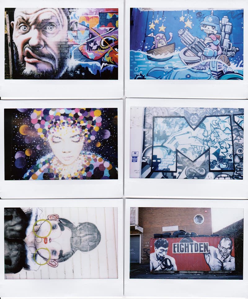 Jon’s images taken in Birmingham, using  his Fujifilm Instax Wide 300