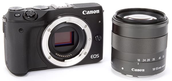 Canon EOS M3 18-55mm EF-M mount