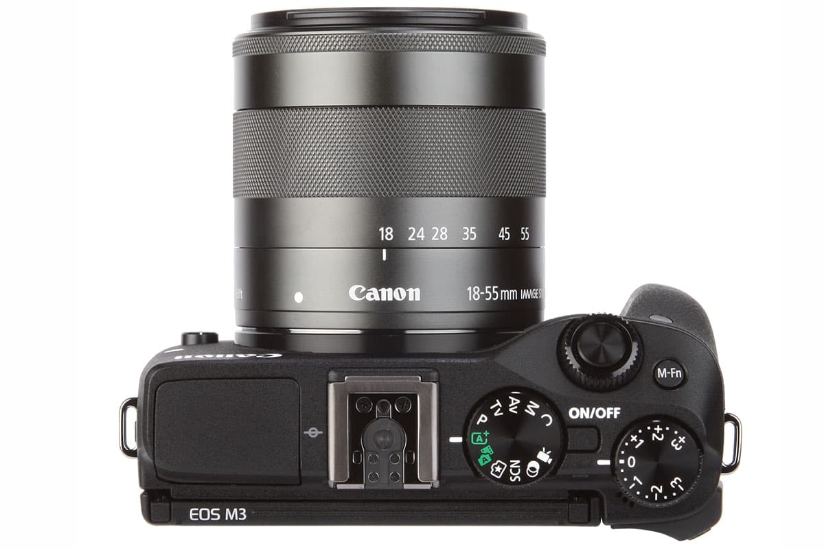 Canon EOS M3 top