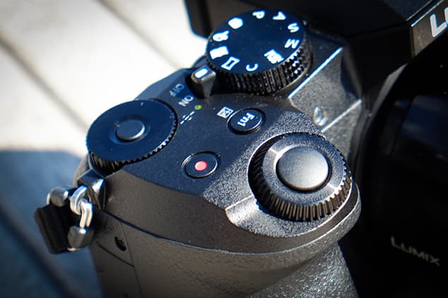 The Lumix G7's command dials are rather plasticky and don't offer a great deal of resistance when they're turned