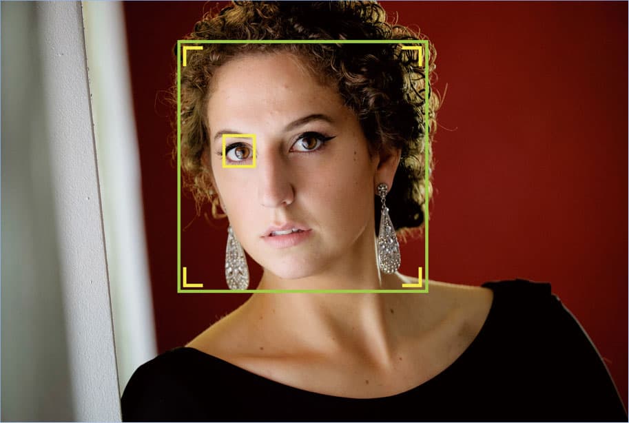 Version 4 now includes eye detection autofocus (model not included)