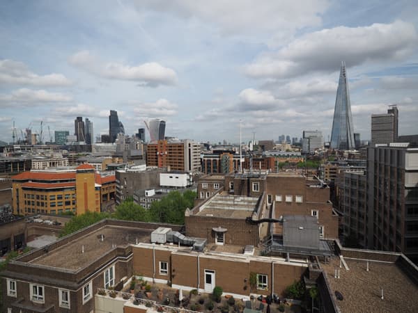 Olympus M.Zuiko 7-14mm f/2.8 on OM-D E-M5 II at 10mm sample image London Cityscape from a rooftop