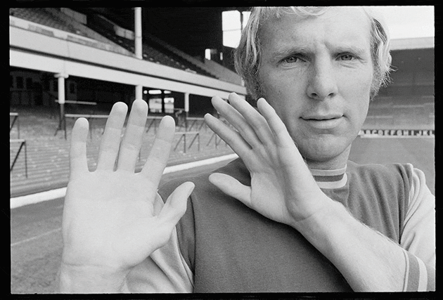 Professional footballer (and West Ham and England captain) Bobby Moore