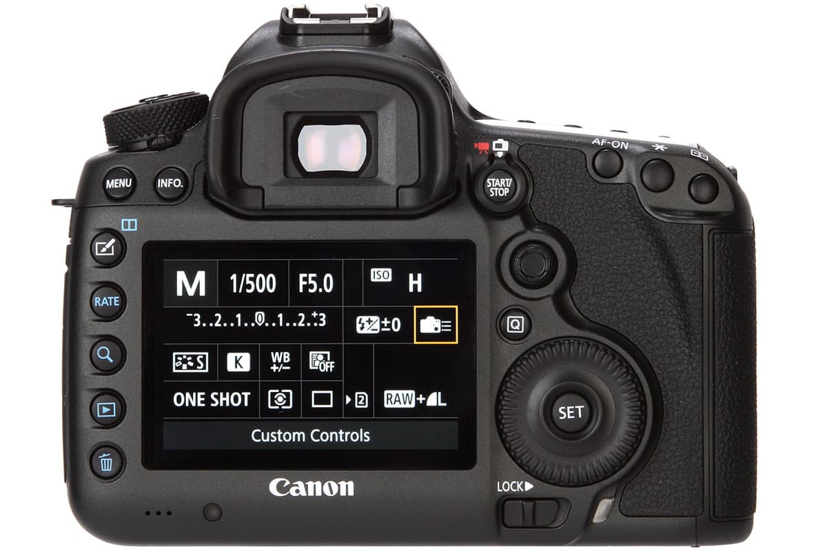 Canon EOS 5DS R back