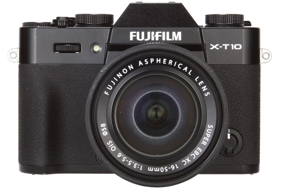 Fujifilm X-T10 front view