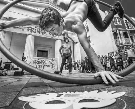 Acrobats, Street Photography, Brighton-based Heather Buckley
