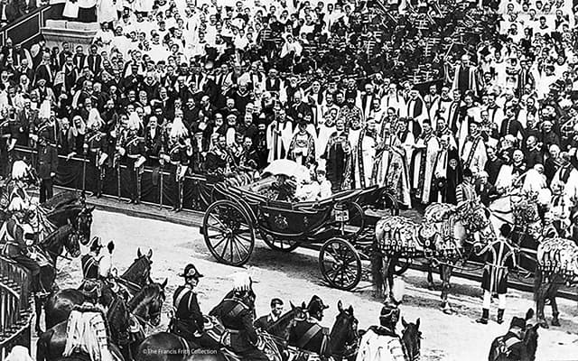 London, Queen Victoria At Her Diamond Jubilee Celebrations c.1897.web