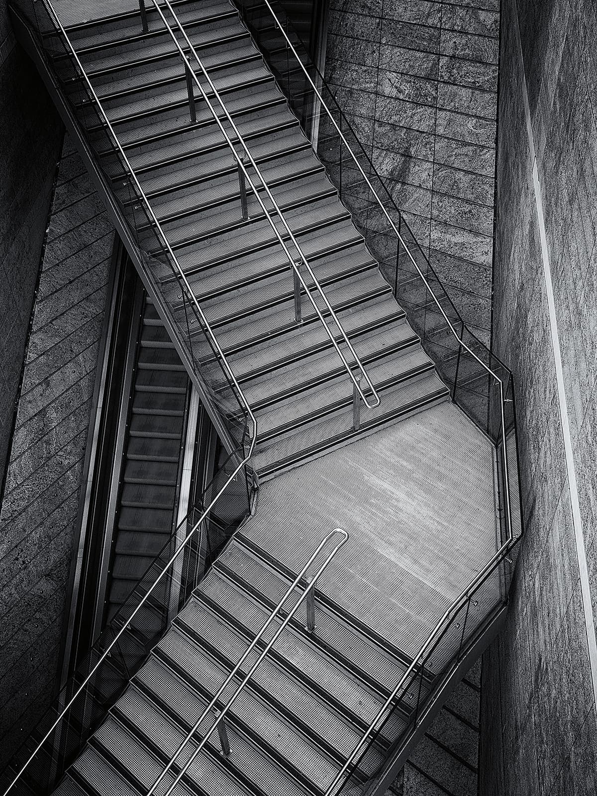 Photographing staircases