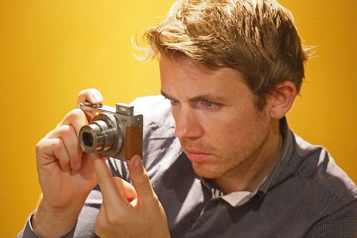 AP's Michael Topham tries out the Canon PowerShot G9 X