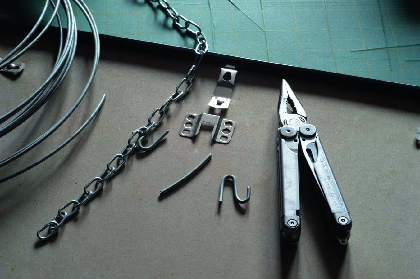 8. Hanging - You need a chain for hanging, wire for making hooks and reliable wire cutters. This wire is rather heavier than anything you would likely need for your own work, but it’s what I had handy and I didn’t want to buy any more. Better to overcompensate than undercompensate. 