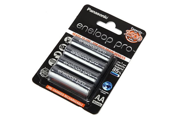 Panasonic Eneloop Pro AA 2500mAh Rechargeable Batteries 8 Pack
