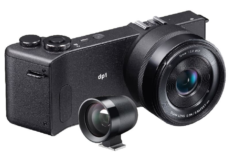 DP Sigma dp1 Quattro compact camera and a VF 31 optical viewfinder