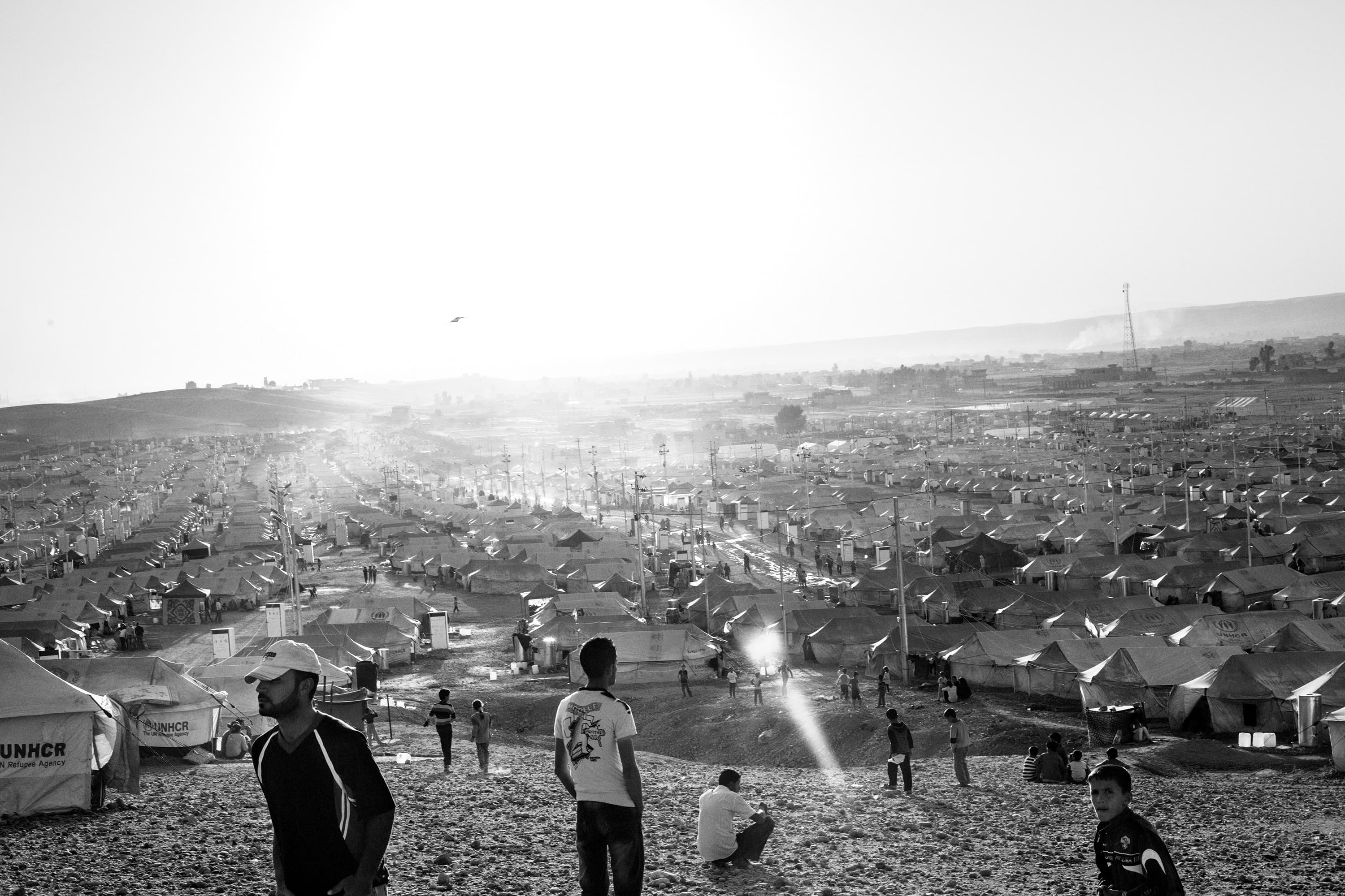 October 8, 2013 - Kawergosk refugee camp is one of the biggest camps in the Kurdish area of Northern Iraq. Tens of thousands of Kurds fled the Kurdish area in Syria (Rojava), due to clashes between radical Islamic groups and YPG (People's Protection Units).