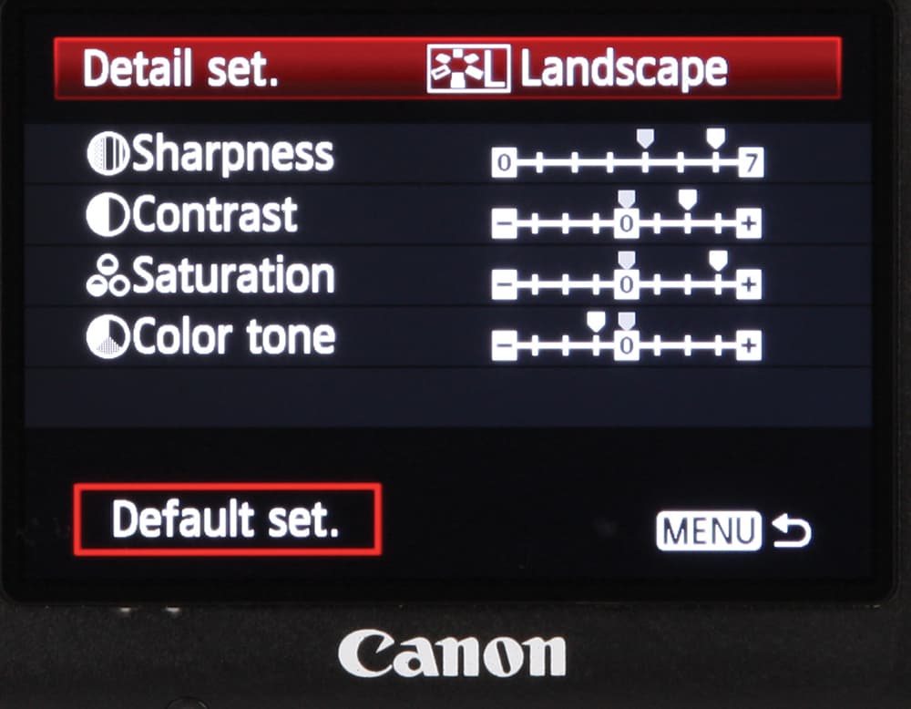 Canon DSLR step 4