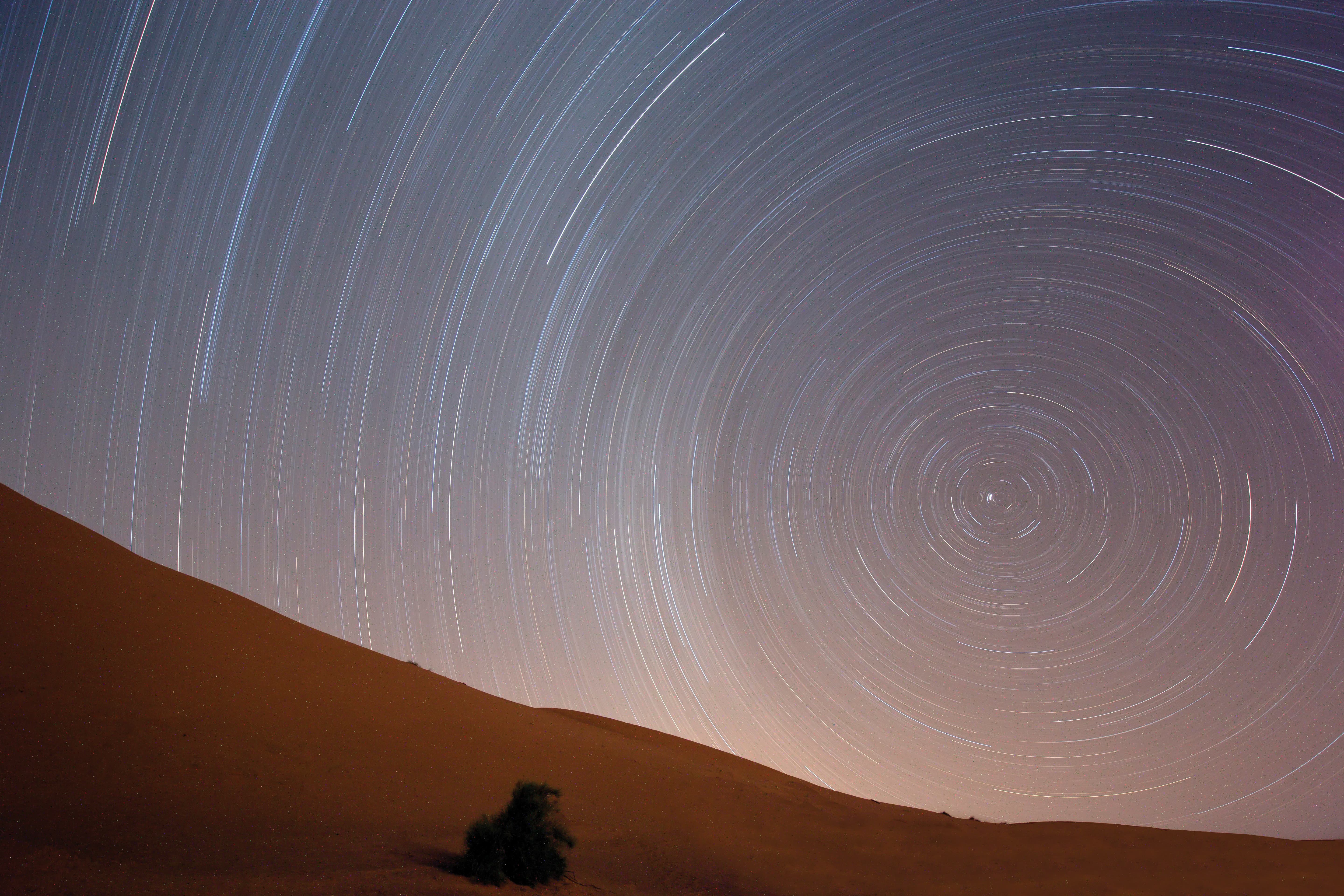 Star trails