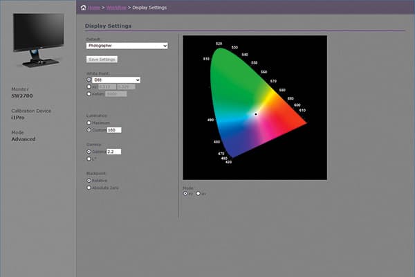 BenQ's Palette Master Element profiling software