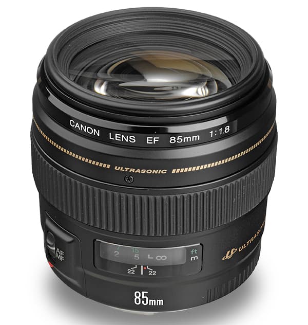 Canon EF 85mm f/1.8 USM Best budget Canon EF lens for portrait photography