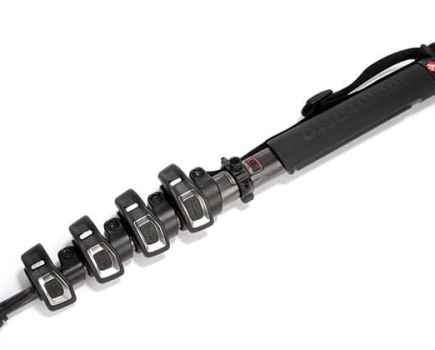 manfrotto xpro over 5-section carbon-fibre monopod