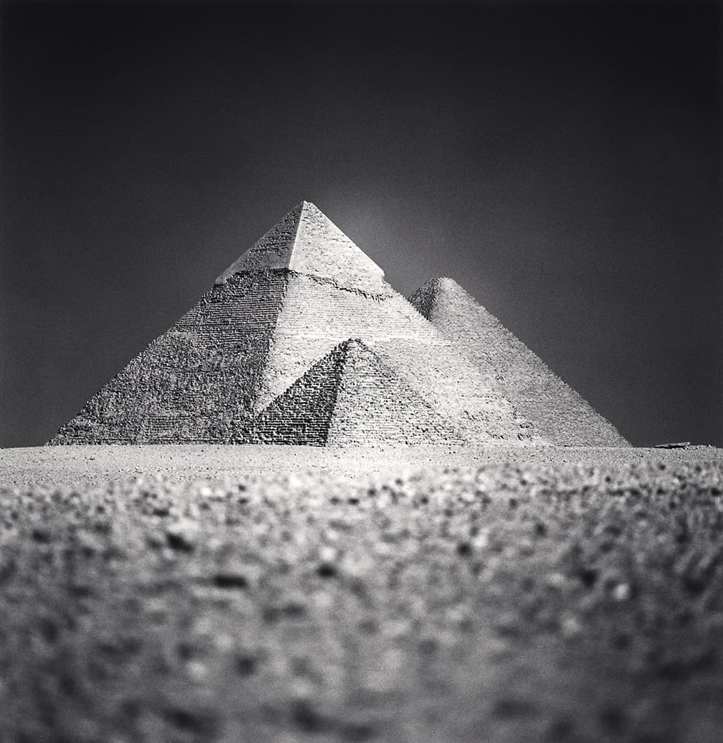 michael kenna giza pyramids study 5 cairo egypt 2009