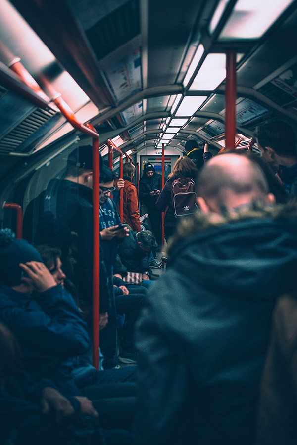 people on the london underground street smart photography