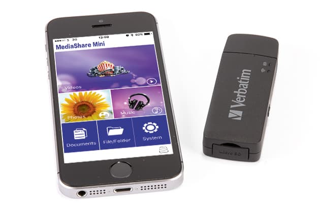 verbatim mediashare wireless mini with phone