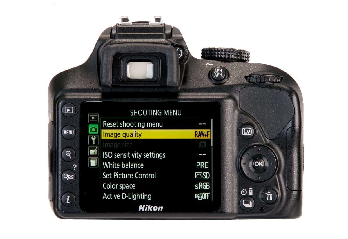 Nikon D3400 - Back