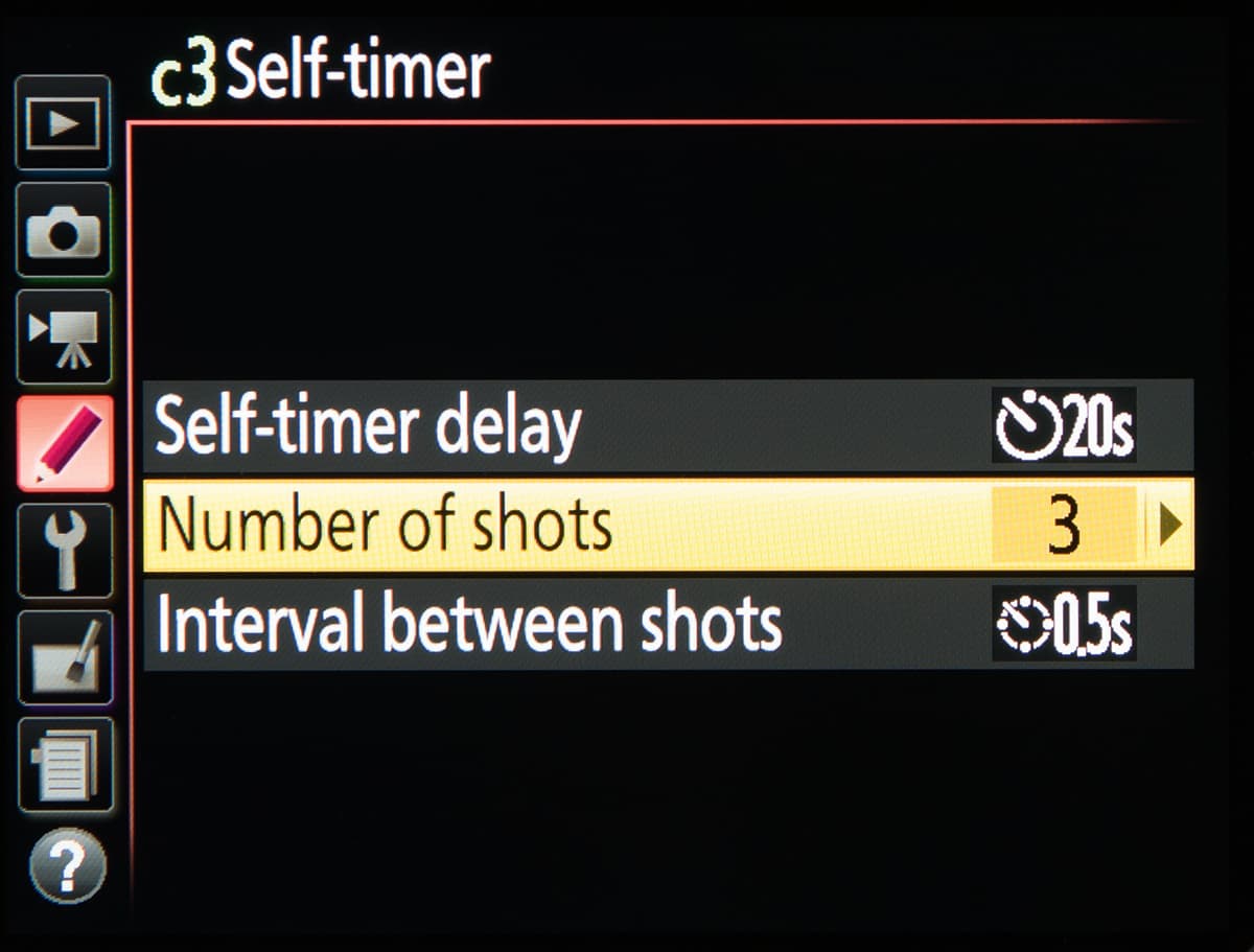 Nikon Custom Menu Secrets - Self Timer