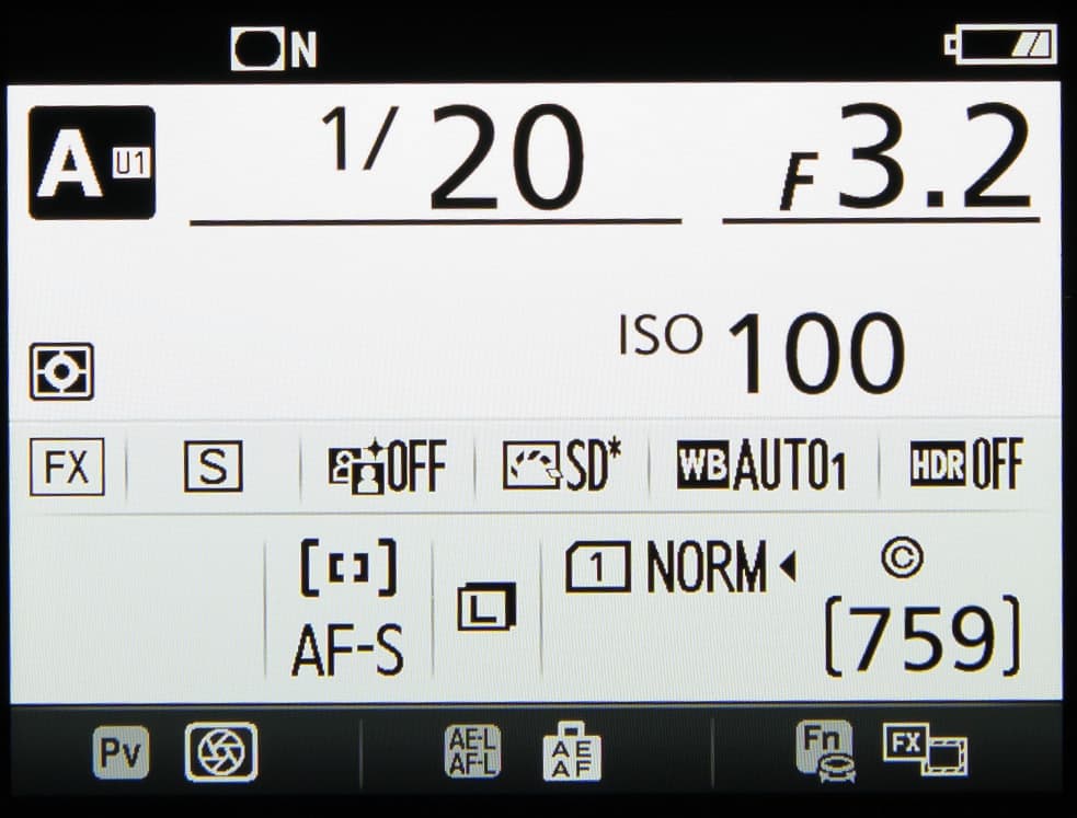 Nikon custom menu secrets - Information display