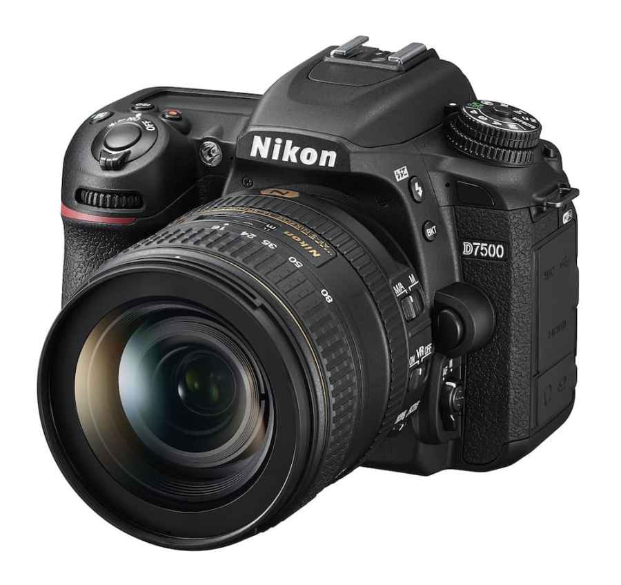 The Nikon D7500 can shoot 4K video and transfer files via SnapBridge