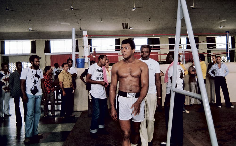 Neil Leifer Muhammad Ali prepares to train in Zaire