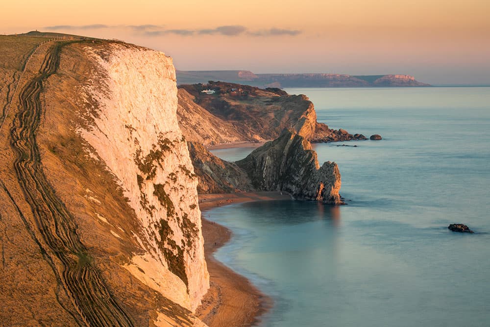 Durdle Door and St Oswald’s Bay, Jurassic Coast, Dorset