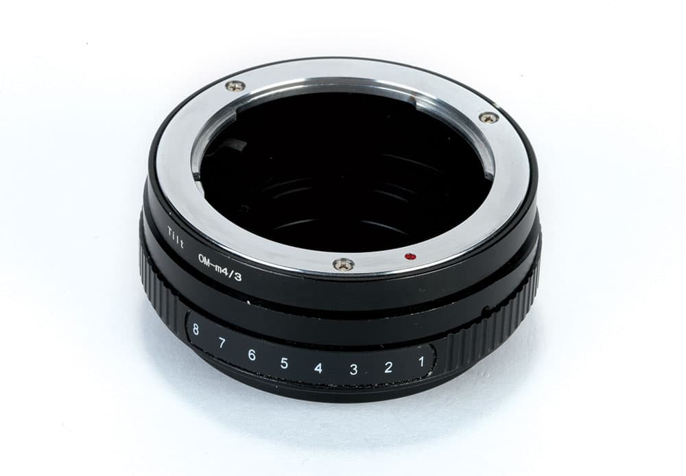 Lens mount adapters tilt and shift adapter