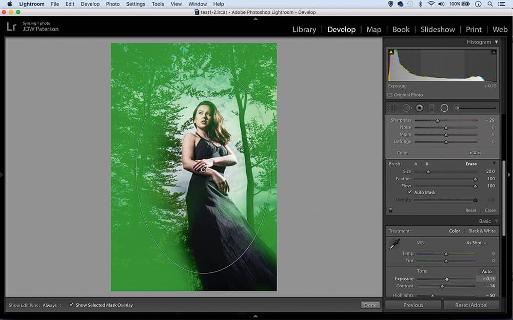 Lightroom hidden tools brush your grads