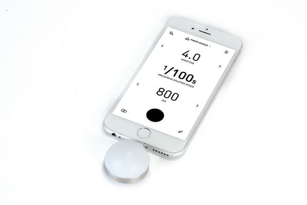 Luma Power light meter on phone