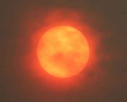 red sun