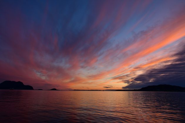 Nikon D7500 sample image sunset at the sea