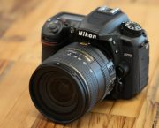 Nikon D7500 DSLR from the front